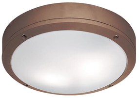 Φωτιστικό Οροφής - Πλαφονιέρα Round Leros 4049203 Brown Viokef Aluminium