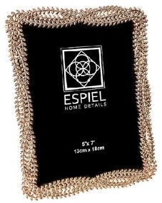 Κορνίζα Μεταλλική Χρυσή ESPIEL 10x15εκ. FAM759