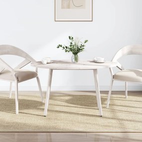 vidaXL Επιφάνεια Τραπεζιού Οβάλ Λευκή 100x50x2,5 εκ. Μασίφ Ξύλο Πεύκου