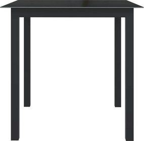 vidaXL Σετ Τραπεζαρίας Κήπου 5 Τεμαχίων Ανθρακί από Αλουμίνιο