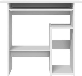 vidaXL Γραφείο Λευκό 80 x 45 x 74 εκ. από Επεξ. Ξύλο