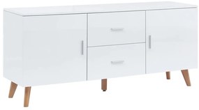 vidaXL Μπουφές Λευκός 160 x 40 x 70 εκ. από MDF
