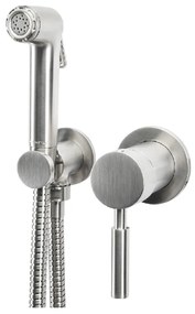 La Torre Flush Inox Μίκτης Εντοιχισμού 2 Οπών με Ντουζάκι 12211-110