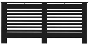 vidaXL Κάλυμμα Καλοριφέρ Μαύρο 172 x 19 x 81,5 εκ. από MDF