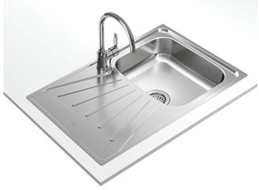 TEKA 45 E-XN 1B 1D Νεροχύτης Starbright Matt chrome
