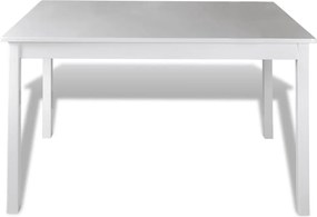 vidaXL Σετ Τραπεζαρίας 5 Τεμαχίων Λευκό