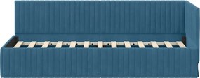 vidaXL Κρεβάτι Γωνίας Μπλε 80 x 200 cm Βελούδο