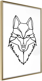 Αφίσα - Wolf Look - 20x30 - Χρυσό - Χωρίς πασπαρτού