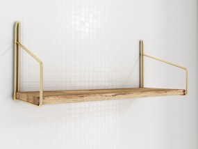 Wall Shelf Dekoratif Duvar Rafı Gold
Brown