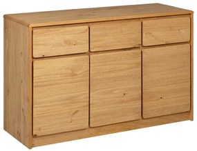 vidaXL Μπουφές SAUDA Δρυς 114x43x75,5 εκ. από Μασίφ Ξύλο Πεύκου