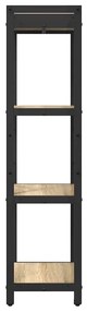 VidaXL Ράφι Βιβλίων 40 x 30 x 119 εκ Επεξεργασμένο Ξύλο Δρύς Sonoma