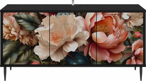 vidaXL Ντουλάπι TV BORNE 102 x 33 x 51 εκ Μαύρη Δρυς
