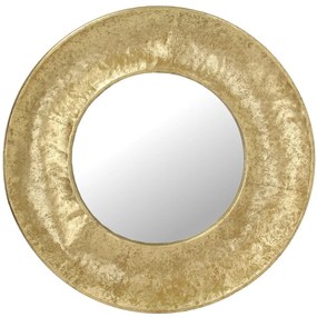 Καθρέπτης ArteLibre Χρυσό Μέταλλο 48.5x4x48.5cm