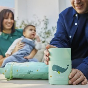 THERMOS φαγητού MINILAND FOOD 600ML OCEAN WHALE
