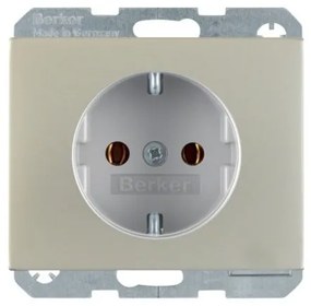 Πρίζα Σούκο INOX Berker K.5 41157004 Hager-41157004-Inox 41157004