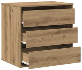 vidaXL Συρταριέρα Γωνιακή Αρτισιανή Δρυς 60x41x58 εκ. Επεξεργ. Ξύλο