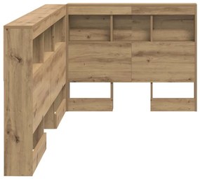 vidaXL Κεφαλάρι Αποθήκης artisan δρυς 100 cm Επεξεργασμένο ξύλο