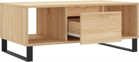 vidaXL Τραπεζάκι Σαλονιού Sonoma Δρυς 90x50x36,5 εκ. Επεξεργασμ. Ξύλο