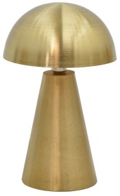 Φωτιστικό επιτραπέζιο Whity Inart E27 χρυσό μέταλλο Φ31x49εκ Model: 287-000017