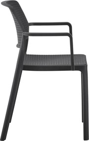 ΠΟΛΥΘΡΟΝΑ ΕΞ.ΧΩΡΟΥ COMFEE HM6102.02 ΜΑΥΡΟ ΠΟΛΥΠΡΟΠΥΛΕΝΙΟ 54x57x83Υεκ.