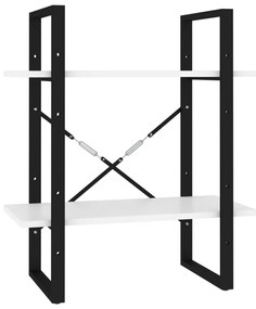 vidaXL Βιβλιοθήκη με 5 Ράφια Λευκή 60 x 30 x 175 εκ. από Επεξ. Ξύλο