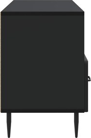vidaXL Ντουλάπι TV 102 x 34,5 x 50 cm Μαύρο Επεξεργασμένο Ξύλο