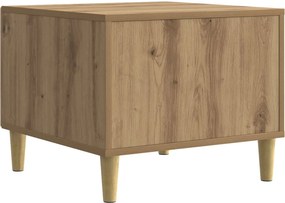 vidaXL Τραπεζάκι σαλονιού Artisan Δρυς 50 x 49 x 40 εκ