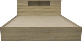 Κρεβάτι OLYMPUS pakoworld σε φυσική απόχρωση 140x200εκ