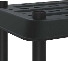 vidaXL Μονάδα Ραφιού 4 επίπεδα 100 x 40 x 136,5 εκ PP Ανθρακί