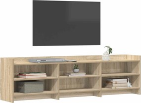 vidaXL Ντουλάπι TV 168 x 33 x 47 εκ. Sonoma Δρυς Επεξεργασμένο Ξύλο