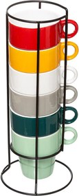 Κούπες 260ml Με Στάντ (Σετ 6τμχ) S-D Colorama 211719726A