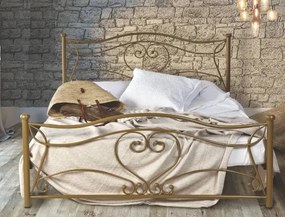 Κρεβάτι Ν56 για στρώμα 150χ200 διπλό με επιλογή χρώματος