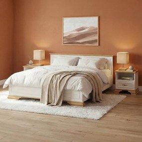 Σετ Κρεβατοκάμαρας Jaden με Κρεβάτι 160x200εκ Σετ 3τεμ