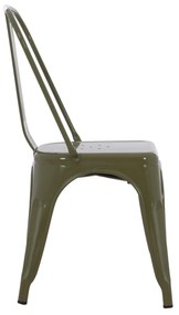 ΚΑΡΕΚΛΑ ΜΕΤΑΛΛΙΚΗ MELITA  ΣΕ DARK OLIVE GREEN 43x50x82Υεκ.