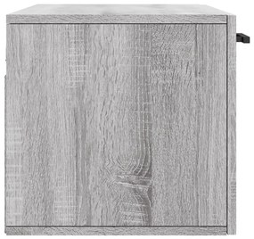 vidaXL Ντουλάπι Τοίχου Γκρι Sonoma 80x36,5x35 εκ. Επεξεργασμένο Ξύλο