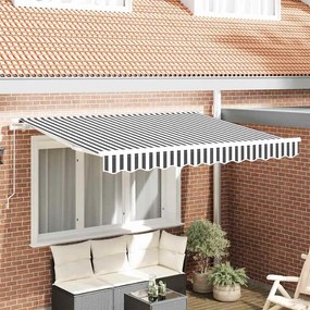 vidaXL Σκηνίτσα Αναδιπλούμενη Ανθρακί, Λευκό 350 x 200 cm