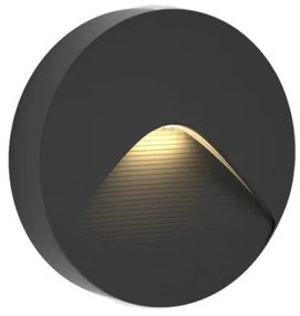 Απλίκα Φωτιστικό Τοίχου Κλιμακοστασίου IP65 LED 2W 3000K-4000K-6000K Horseshoe IT Lighting-80201940-Ανθρακί 80201940