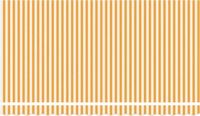 vidaXL Ύφασμα αντικατάστασης τέντας Κίτρινο και Λευκό 4 x 2 m