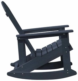 vidaXL Καθιστική Καρέκλα Ροκ Adirondack Ναυτικό μπλε 73.5 x 92 x 90εκ