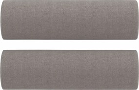 vidaXL Σετ Σαλονιού 3 Τεμαχίων Taupe από Ύφασμα