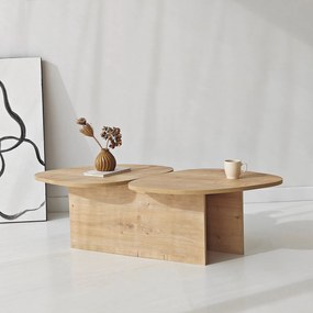 Coffee Table Stones - Sapphire Oak Sapphire Oak