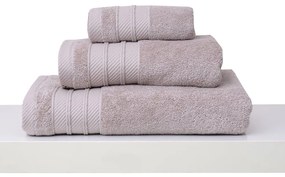 Πετσέτες Σετ 3Τμχ Με Κορδέλα Des. Soft Linen Anna Riska Σετ Πετσέτες 30x50cm 100% Βαμβάκι