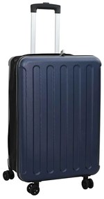 vidaXL Αναδιπλούμενη Βαλίτσα Σκληρού Κελύφους 24'' Σκούρο Μπλε 43x27x66 εκ ABS