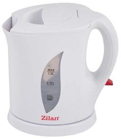 Zilan ZLN8489 Ηλεκτρικός Βραστήρας νερού 1L 1650W σε άσπρο χρώμα