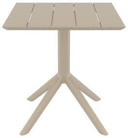 PARIS TAUPE 70X70X74εκ. ΤΡΑΠΕΖΙ ΠΟΛ/ΝΙΟΥ