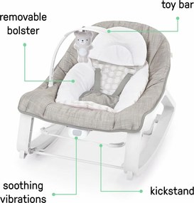 Αιώρα για το Μωρό Ingenuity Λευκό Γκρι