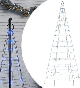 vidaXL Χριστουγεννιάτικο δέντρο LED 200 LED Μπλε 180 εκ.