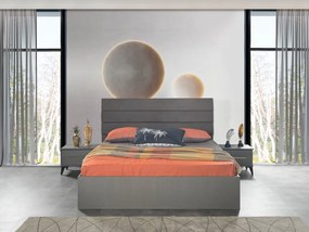Stewehome Σετ Κρεβατοκάμαρας 5 τεμ. γκρι 160x200 cm