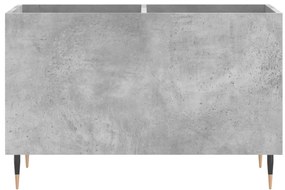 vidaXL Δισκοθήκη Γκρι Σκυροδέματος 74,5x38x48 εκ. Επεξεργασμένο Ξύλο