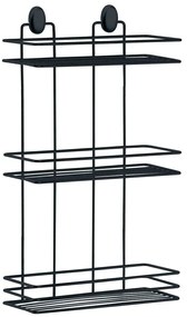 Ραφιέρα Μπάνιου 3 Θέσεων 821013 30x13x50cm Black Ankor Μέταλλο